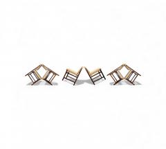 Sergio Rodrigues Set of 6 of Marco Chairs in Rosewood Leather Sergio Rodrigues 1960s - 4431849