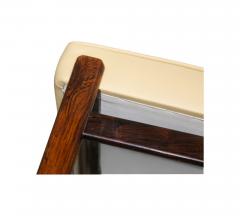 Sergio Rodrigues Set of 6 of Marco Chairs in Rosewood Leather Sergio Rodrigues 1960s - 4431852