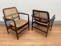 Sergio Rodrigues Set of Two Mid Century Modern Oscar Armchairs by Sergio Rodrigues Brazil 1956 - 3616572