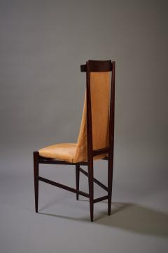 Sergio Rodrigues Six Dining Chairs attr to Sergio Rodrigues with Cowhide Upholstery 1960s - 4172968