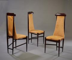Sergio Rodrigues Six Dining Chairs attr to Sergio Rodrigues with Cowhide Upholstery 1960s - 4172969