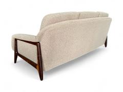 Sergio Rodrigues Sofa Stella in Rosewood Boucle Sergio Rodrigues 1966 Lot 725A - 4175270