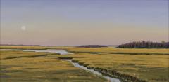 Sergio Roffo Moonrise at Sunset on the Marsh - 3934910