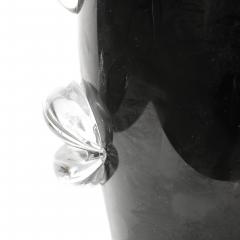 Sergio Rossi Mid Century Hand Blown Murano Black Glass Head Sculpture signed Sergio Rossi - 4622664