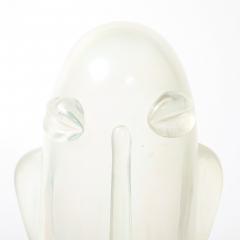 Sergio Rossi Mid Century Hand Blown Murano Opalescent Glass Head Sculpture by Sergio Rossi - 4622649