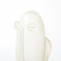 Sergio Rossi Mid Century Hand Blown Murano Opalescent Glass Head Sculpture by Sergio Rossi - 4622653