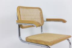 Series of six armchairs Cesca in beech blond 1970s - 2148392
