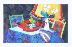 Seriograph by Itzchak Tarkay 2013 Too Cold at Home  - 2740579