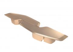 Serpentine coffee table - 4193989