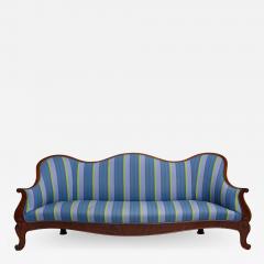 Serpentine mahogany sofa - 1354104