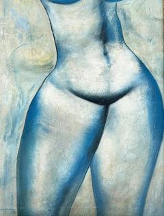 Servando Cabrera Moreno Servando Cabrera Moreno Cuban Painting Untitled Desnudo COA signed dated 1980 - 3579056