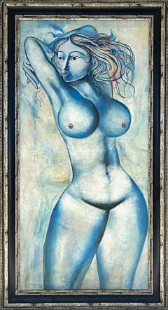 Servando Cabrera Moreno Servando Cabrera Moreno Cuban Painting Untitled Desnudo COA signed dated 1980 - 3579067