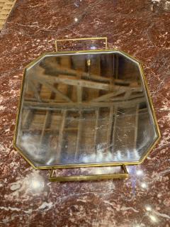 Serving Tray by G ttinghen Brass and Stainless Steel 1970s - 4442543