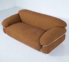 Sesann Sofa by Gianfranco Frattini for Cassina New Upholstery Italy 1970s - 4426255