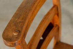 Set 12 19thC Beech Elm Chapel Chairs - 3805444