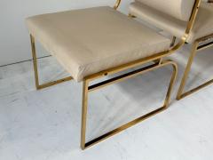Set 6 Brass Dining Chairs 1980 - 4376774