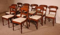 Set Of 10 Early 19 Century Mahogany Chairs - 3839394