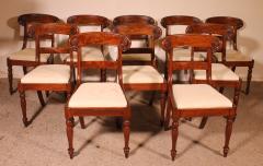 Set Of 10 Early 19 Century Mahogany Chairs - 3839396