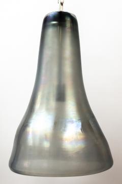 Set Of 3 Large Greige Iridescent Pendants Contemporary UL Certified - 3039984