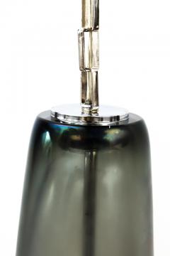 Set Of 3 Large Greige Iridescent Pendants Contemporary UL Certified - 3040022