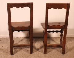 Set Of 4 Lorraine Chairs From The 18th Century In Oak - 3399279