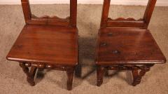 Set Of 4 Lorraine Chairs From The 18th Century In Oak - 3399288