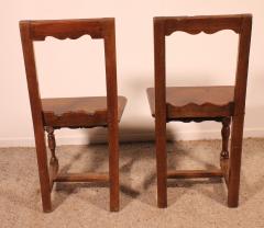 Set Of 4 Lorraine Chairs From The 18th Century In Oak - 3399289