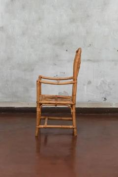 Set Of 4 Mid Century Bamboo Chairs - 3723097
