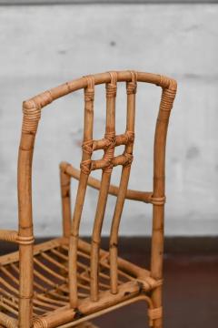 Set Of 4 Mid Century Bamboo Chairs - 3723113