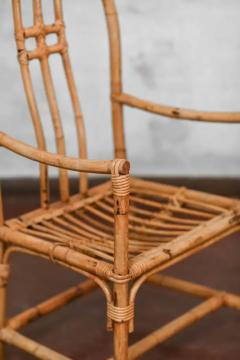 Set Of 4 Mid Century Bamboo Chairs - 3723114