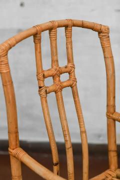 Set Of 4 Mid Century Bamboo Chairs - 3723115