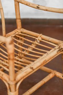 Set Of 4 Mid Century Bamboo Chairs - 3723116