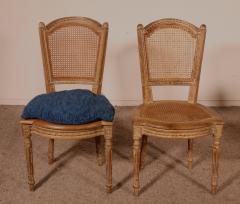 Set Of 8 Directoire Period Oak Chairs - 3933734