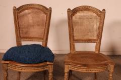 Set Of 8 Directoire Period Oak Chairs - 3933738