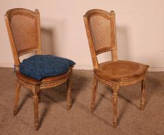 Set Of 8 Directoire Period Oak Chairs - 3933739