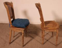 Set Of 8 Directoire Period Oak Chairs - 3933741