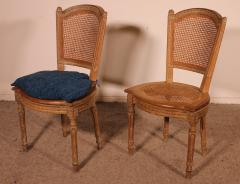 Set Of 8 Directoire Period Oak Chairs - 3933742