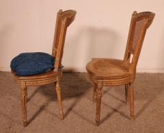 Set Of 8 Directoire Period Oak Chairs - 3933743