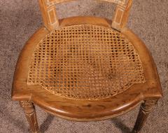 Set Of 8 Directoire Period Oak Chairs - 3933745