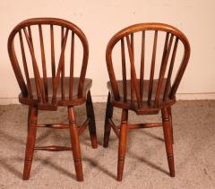 Set Of 8 Windsor Chairs 19th Century england - 2303146