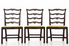 Set Of Eight Chippendale Style Mahogany Dining Chairs 20th Century - 707869