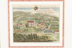 Set Of Eight Hand Colored Engravings Of English Country Houses By Johannes Kip - 4187518