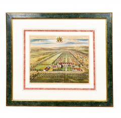 Set Of Eight Hand Colored Engravings Of English Country Houses By Johannes Kip - 4187523