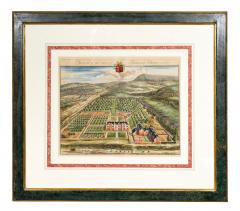 Set Of Eight Hand Colored Engravings Of English Country Houses By Johannes Kip - 4187543