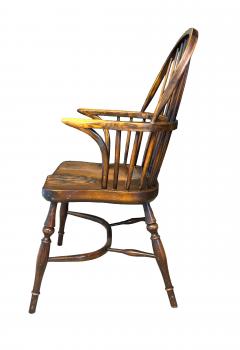 Set Of Eight Oak Windsor Armchairs - 4614988