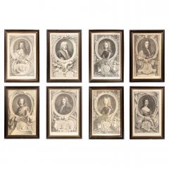 Set Of Eight Portrait Engravings After Kneller - 4158231