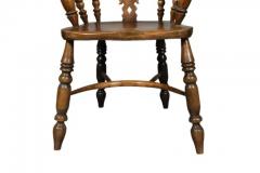 Set Of Four English Yew wood Windsor Armchairs - 4144441