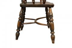 Set Of Four English Yew wood Windsor Armchairs - 4144469