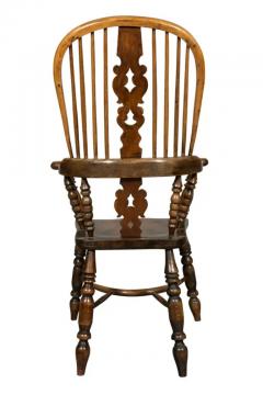 Set Of Four English Yew wood Windsor Armchairs - 4144475