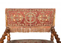 Set Of Four Flemish Baroque Walnut Armchairs - 4458949